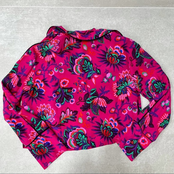 Top Shop Floral Top Size 2 - Picture 3 of 6